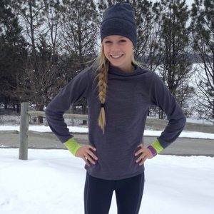 Oiselle Women’s Running Longsleeve Gray Shirt